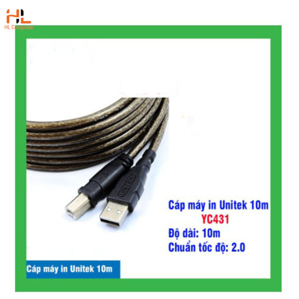 Cáp USB nối dài Unitek YC431 10m