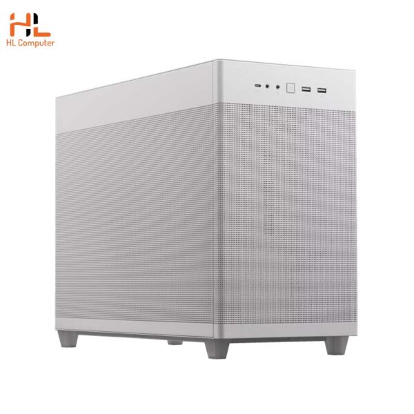 Vỏ Case Mini MicroATX ASUS Prime AP201 MESH WHITE (Matx / USB C/ 33 lit)