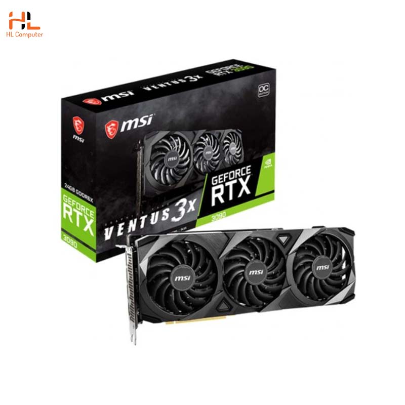 Card đồ hoạ MSI RTX 3090 VENTUS 3X OC - 24GB GDDR6X - 384 bit