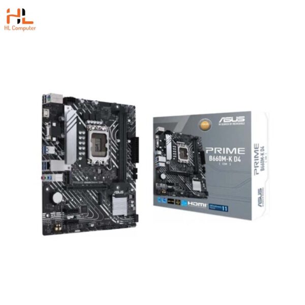 Mainboard Asus Prime B660M-K D4-CSM ( LGA1700 - m-ATX Form Factor - DDR4 )