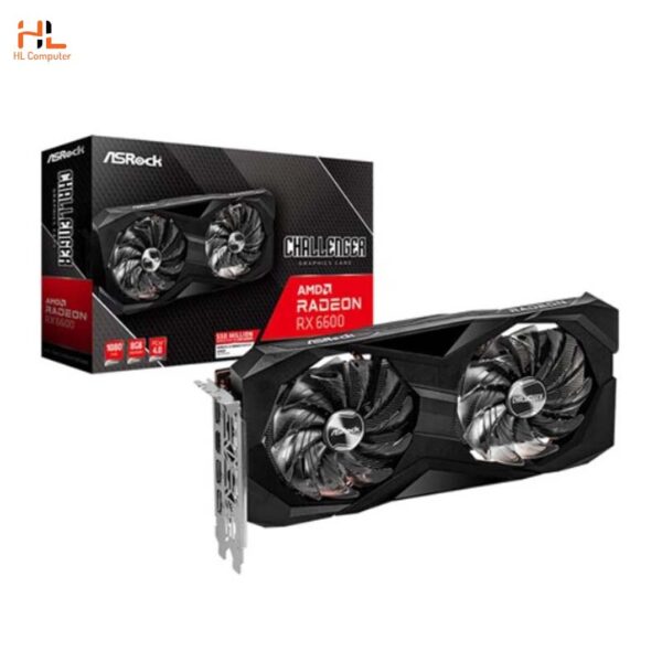 Card đồ hoạ ASROCK RX6600 CLD 8G - 8GB GDDR6 - 128 bit