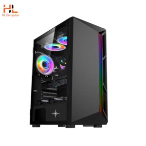 Vỏ Case KENOO ESPORT S600 - Màu Đen ( LED Strips rainbow) EATX