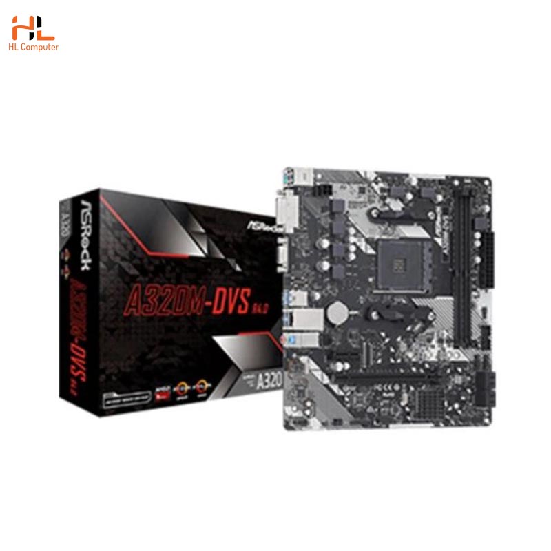 Mainboard Asrock A320M DVS (R 4.0) ( AMD AM4 - m-ATX Form Factor - DDR4 )