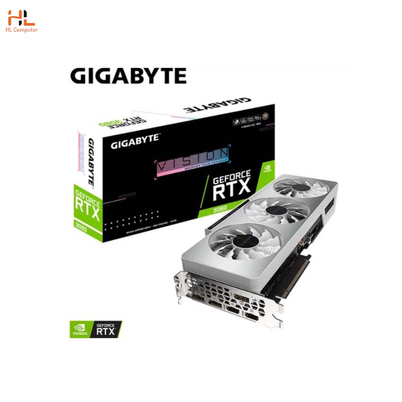 Card đồ hoạ Gigabyte N3080VISION OC-10GD - 10GB GDDR6 - 256 bit