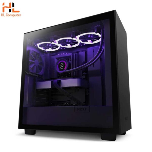 Vỏ case NZXT H7 BK/BK CM-H71BB-01 (Mid Tower / Màu Đen)