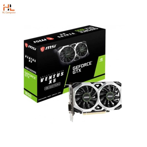 Card đồ hoạ MSI GeForce GTX 1650 D6 VENTUS XS OC - 4GB GDDR6 - 128 bit
