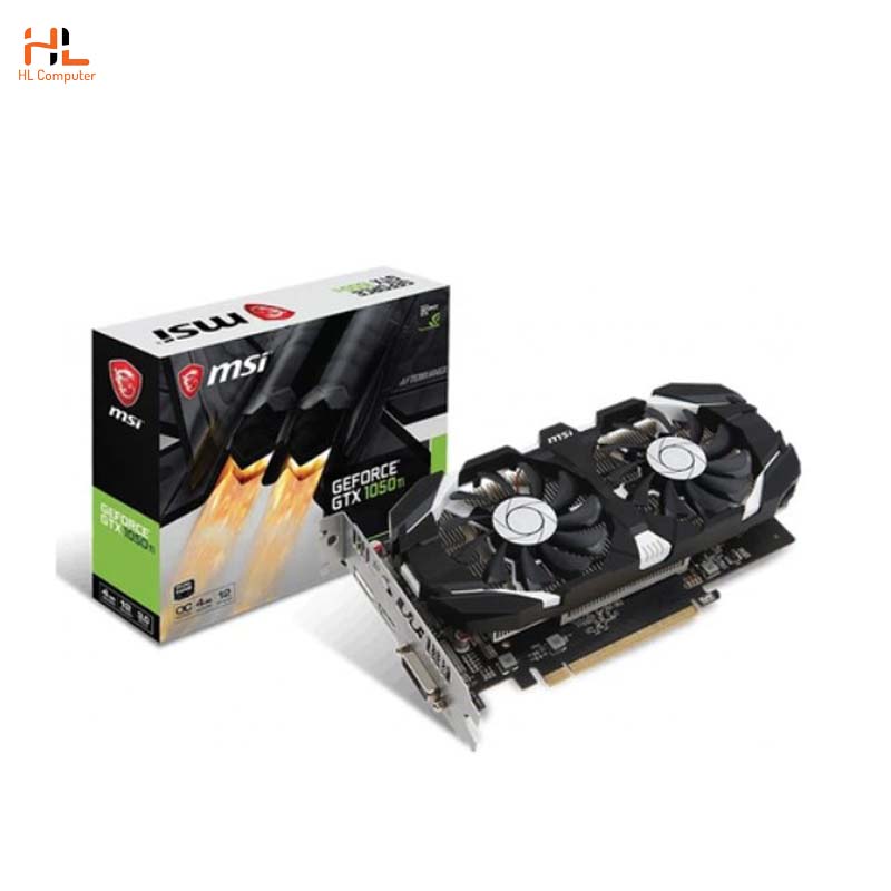 Card đồ hoạ MSI GT 1050 Ti 4GT OCV1 - 4GB GDDR5 - 128 bit