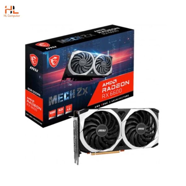 Card đồ hoạ MSI RX 6600 MECH 2X 8G - 8GB GDDR6 - 128 bit