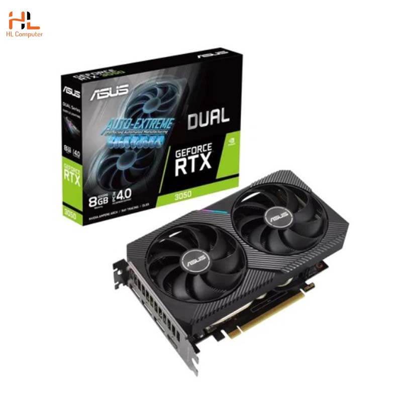 Card đồ hoạ Asus DUAL - RTX3050 - 8GB GDDR6 - 128 bit